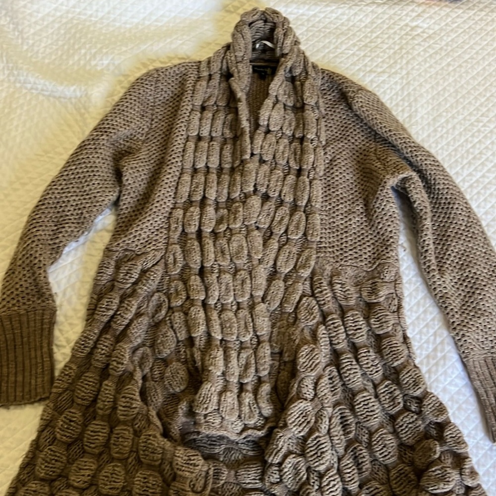 EUC Michelle Nicole Long Beige Sweater